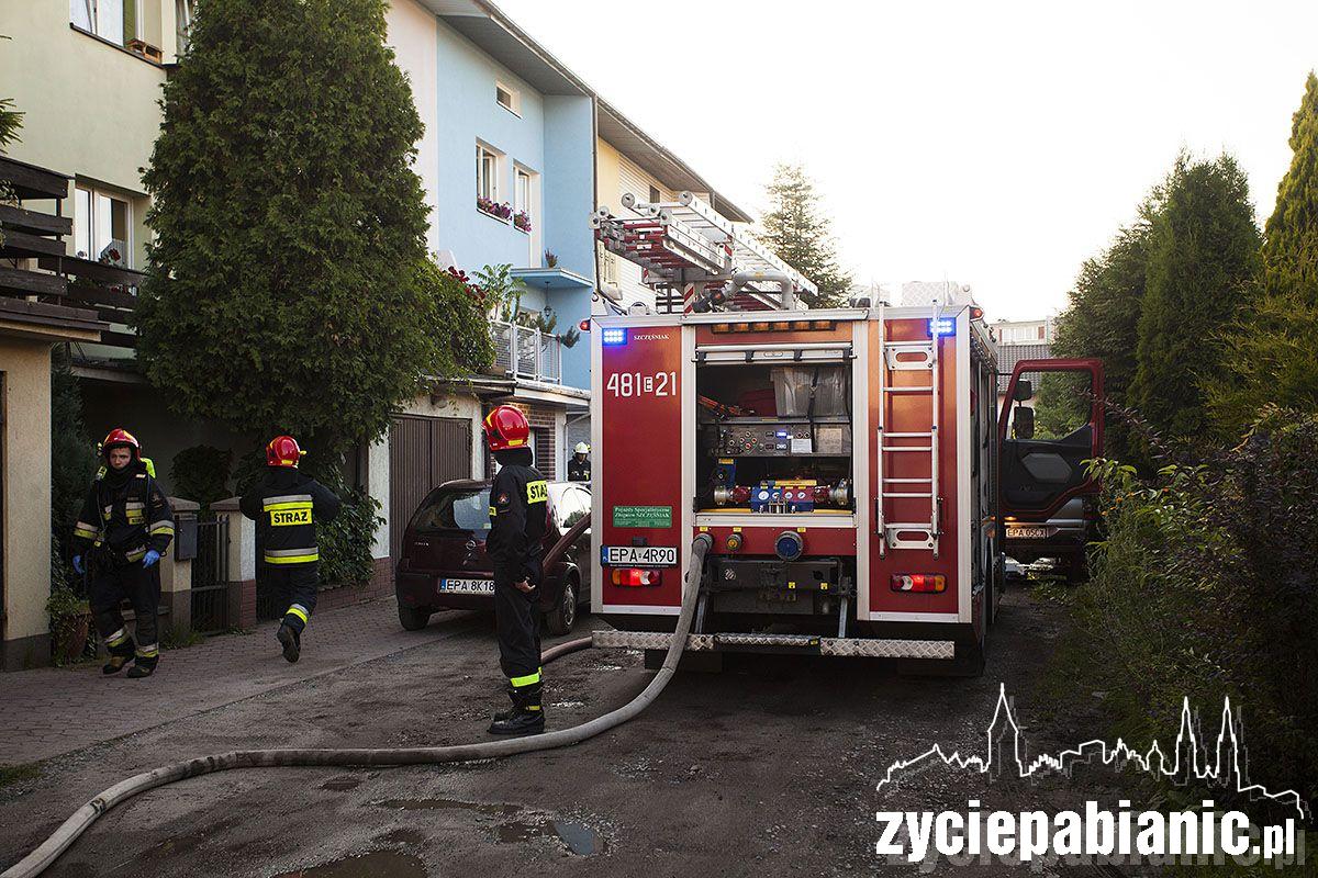 Pożar przy ul. Drewnowskiej