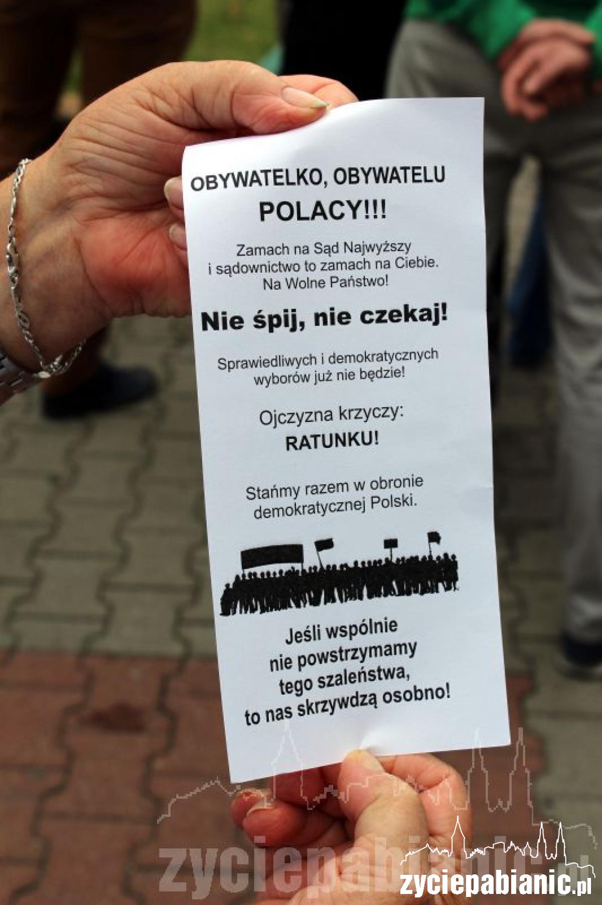 Pabianiczanie protestują!