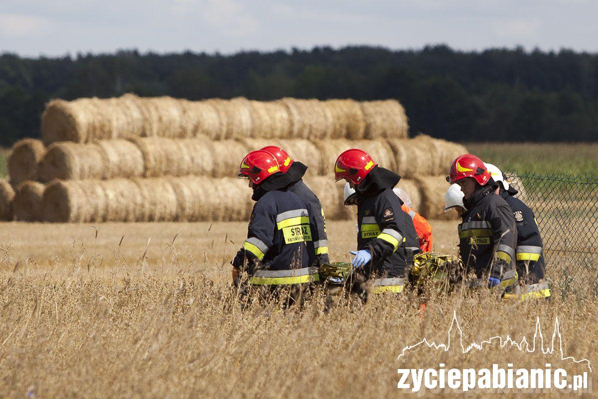 Wypadek na polu: rolnik stracił rękę