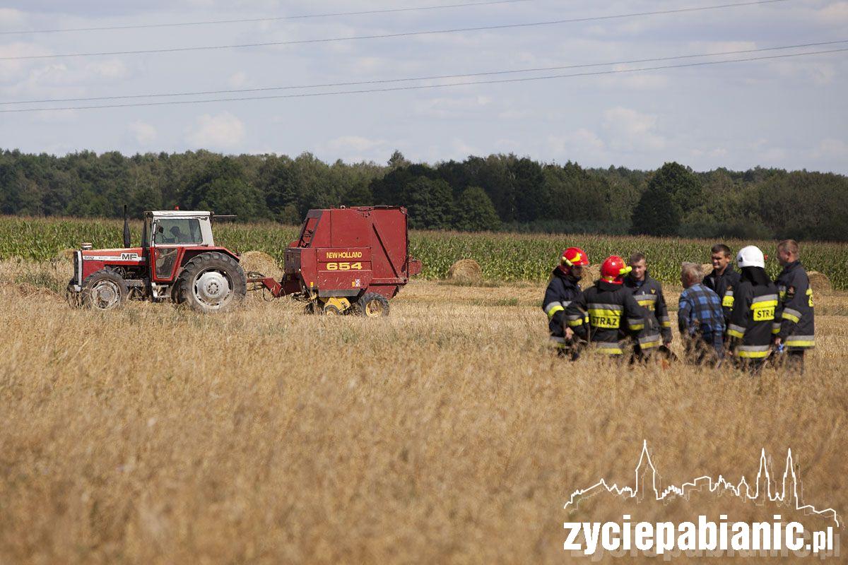 Wypadek na polu: rolnik stracił rękę