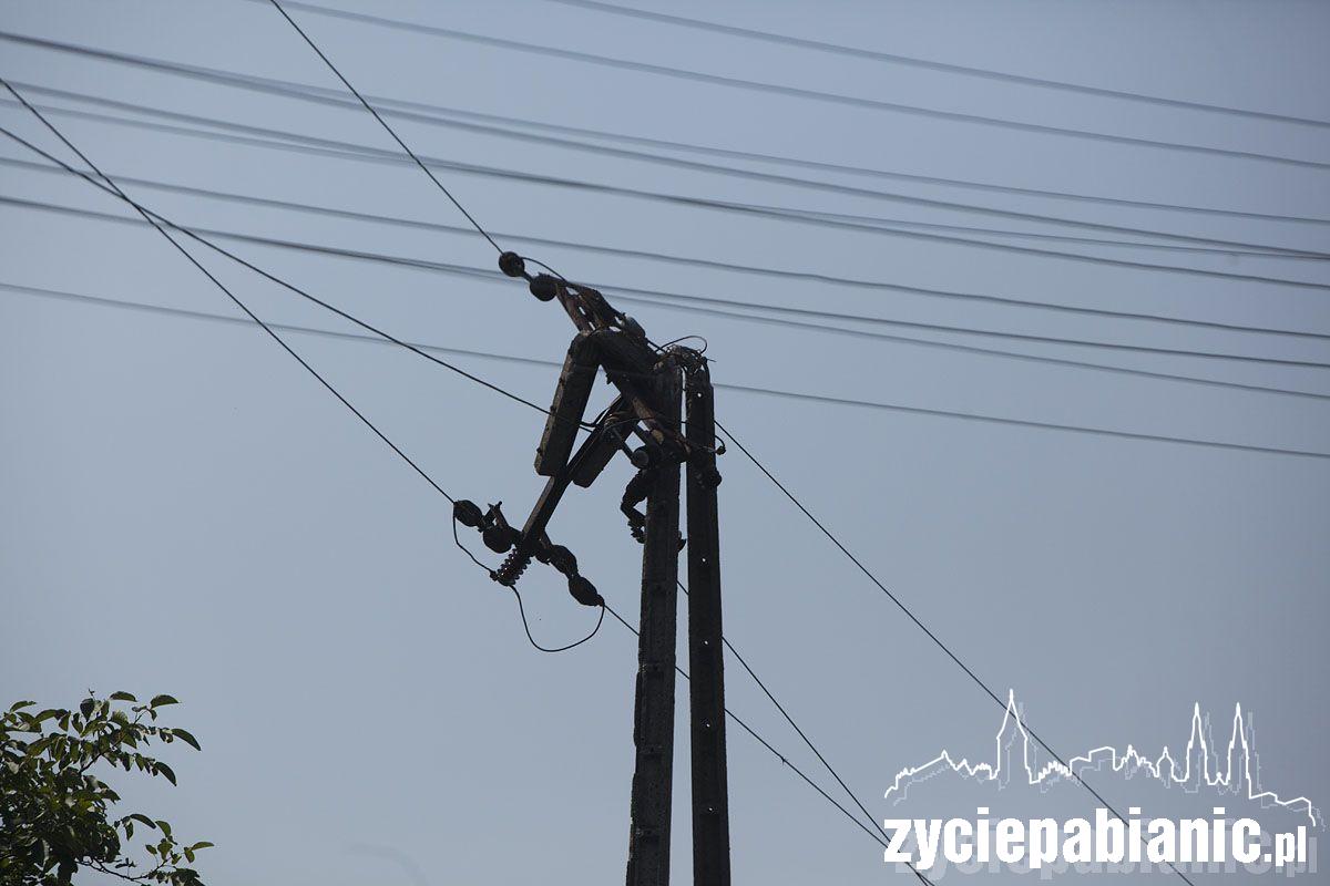 Zniszczenia po burzy w gminie Dobroń