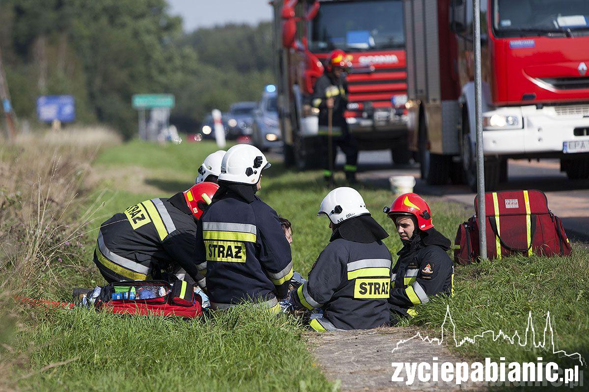 Wypadek w Budach Dłutowskich