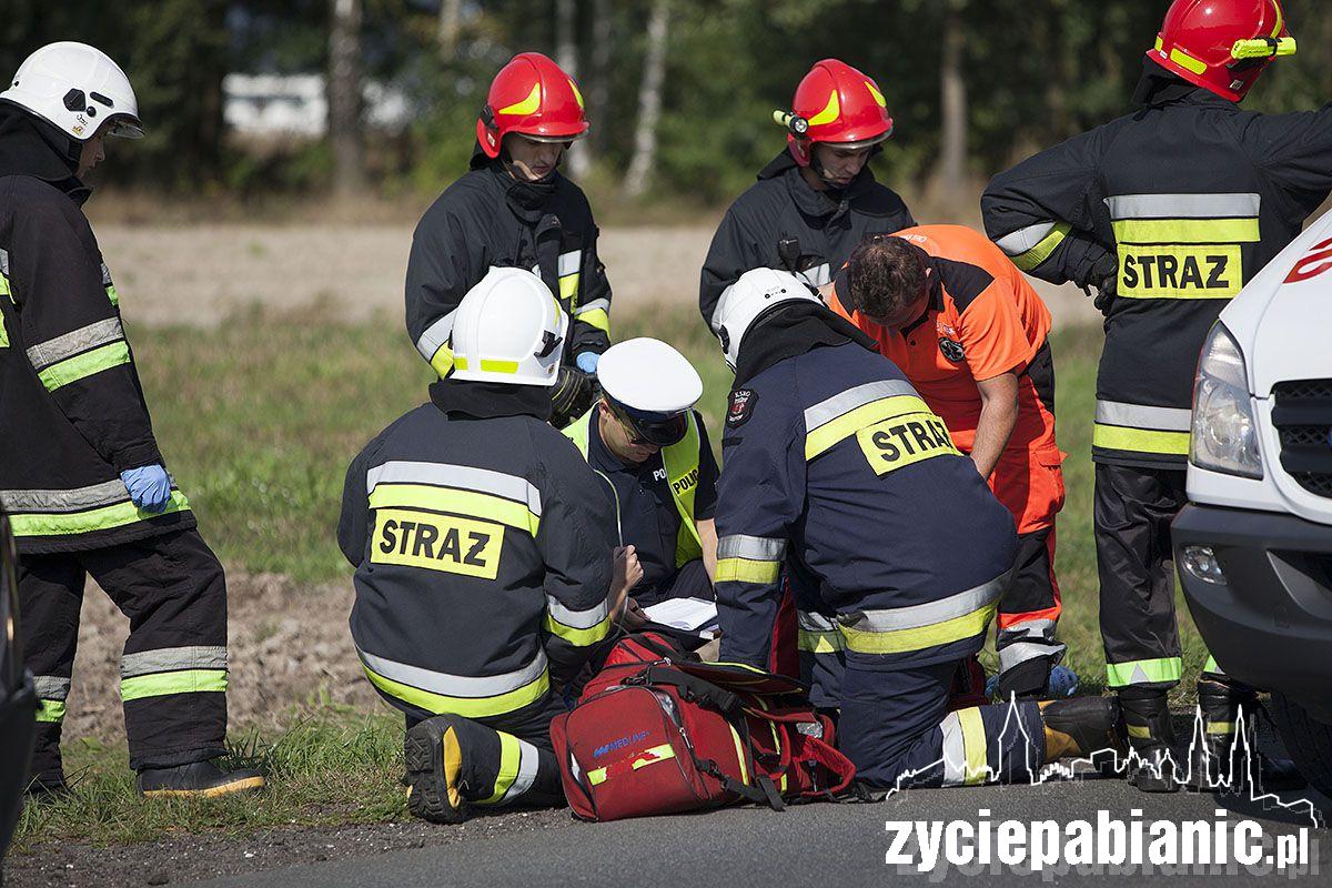 Wypadek w Budach Dłutowskich