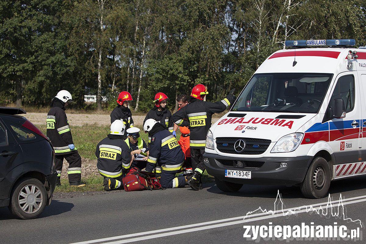 Wypadek w Budach Dłutowskich