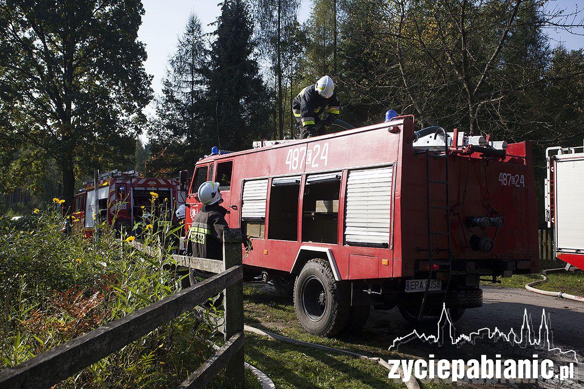 Manewry OSP w Róży i wręczenie podziękowań