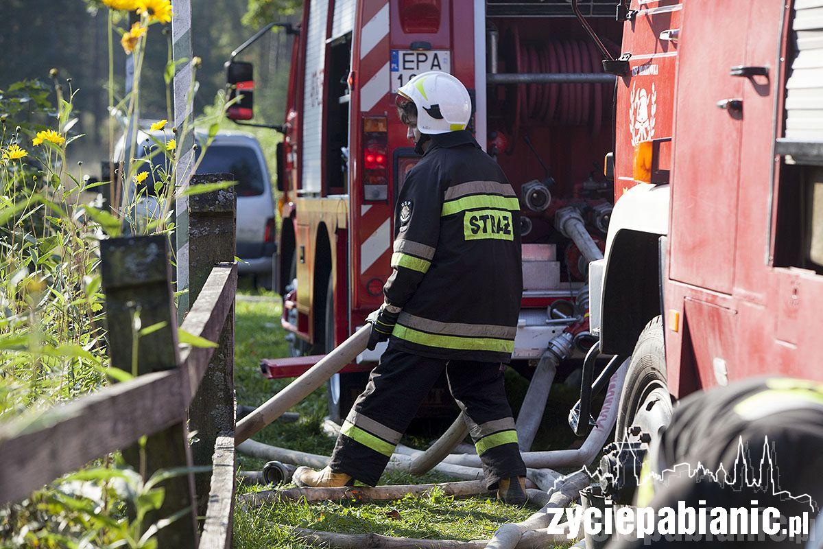 Manewry OSP w Róży i wręczenie podziękowań