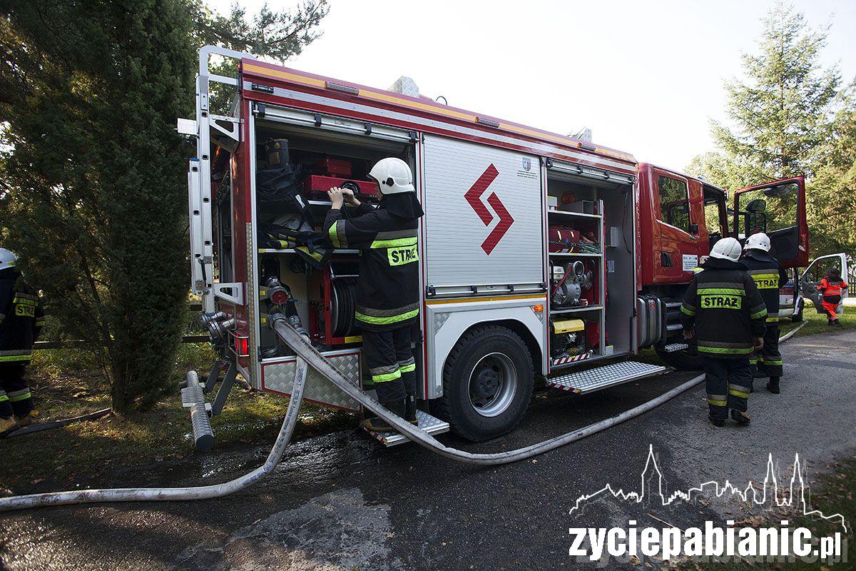 Manewry OSP w Róży i wręczenie podziękowań