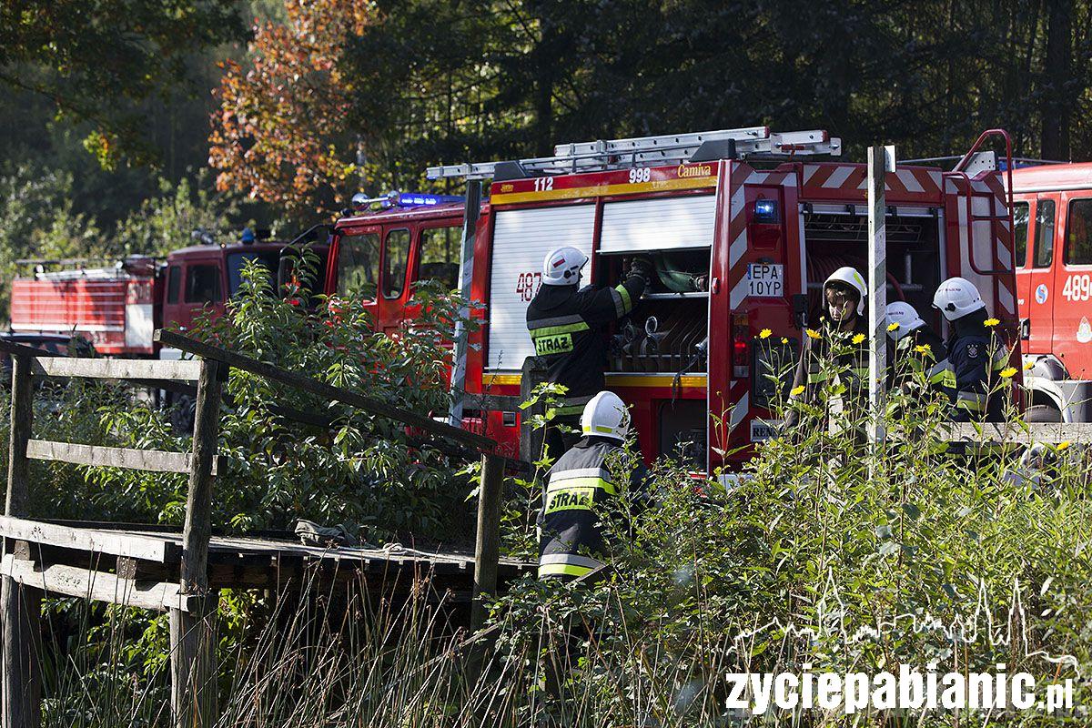 Manewry OSP w Róży i wręczenie podziękowań