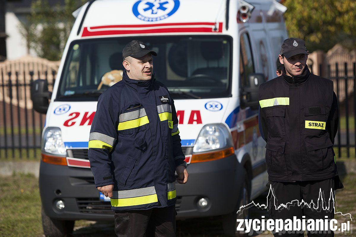 Manewry OSP w Róży i wręczenie podziękowań