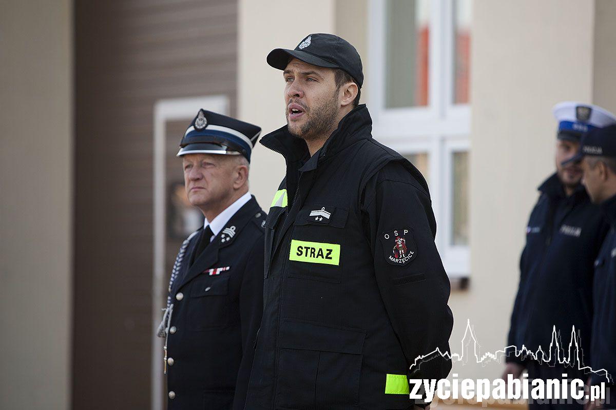 Manewry OSP w Róży i wręczenie podziękowań