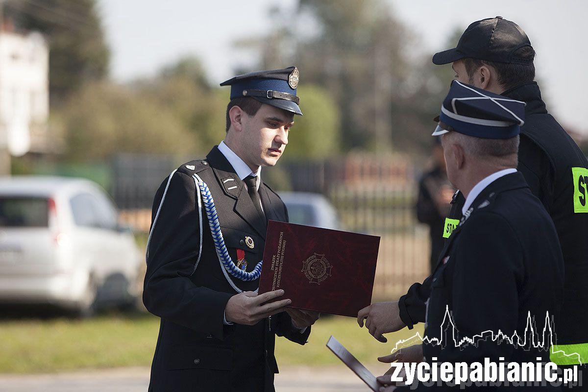 Manewry OSP w Róży i wręczenie podziękowań
