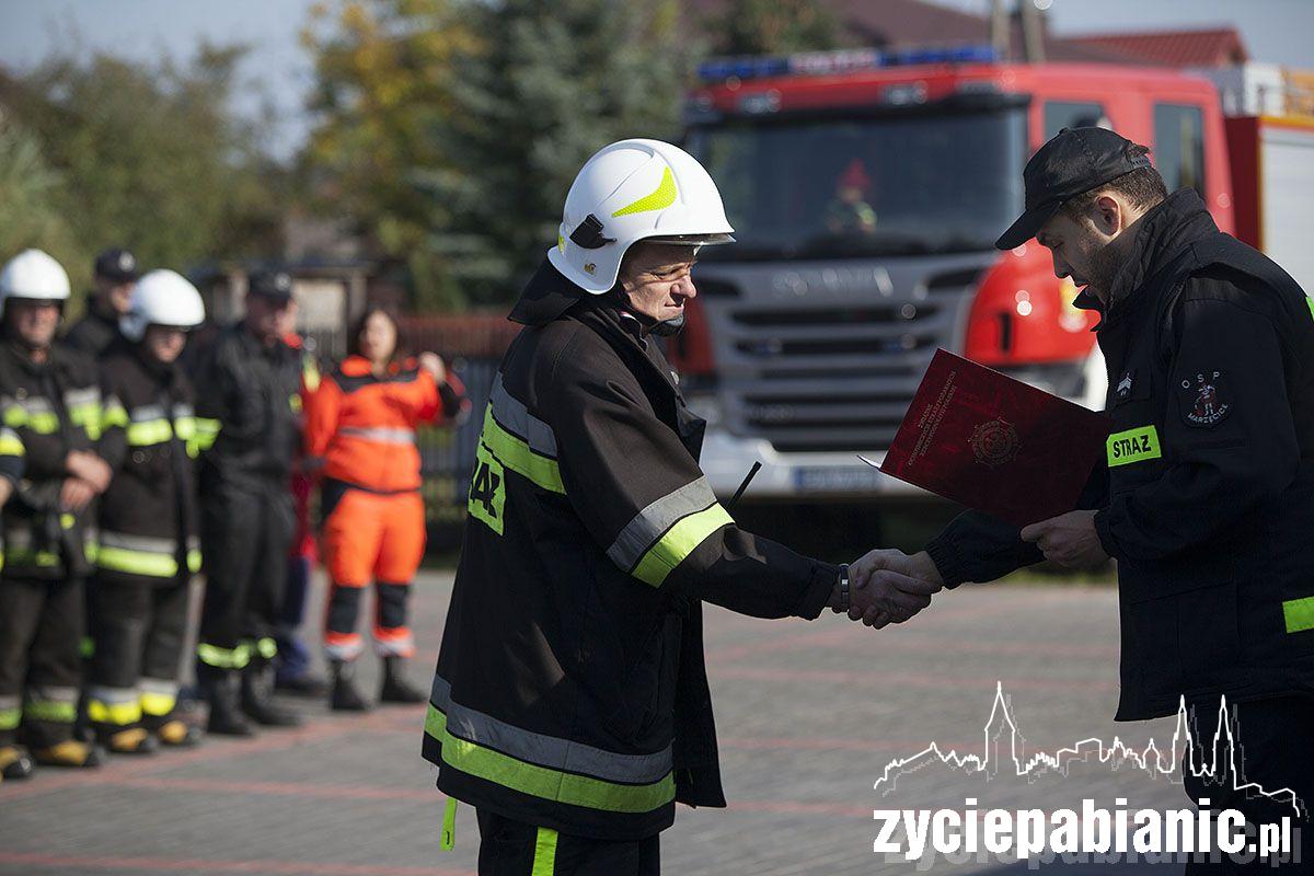 Manewry OSP w Róży i wręczenie podziękowań