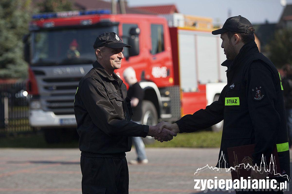 Manewry OSP w Róży i wręczenie podziękowań