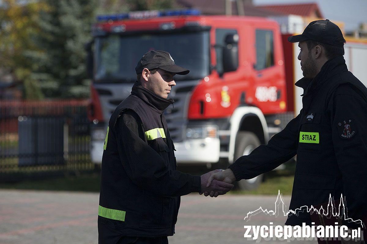 Manewry OSP w Róży i wręczenie podziękowań