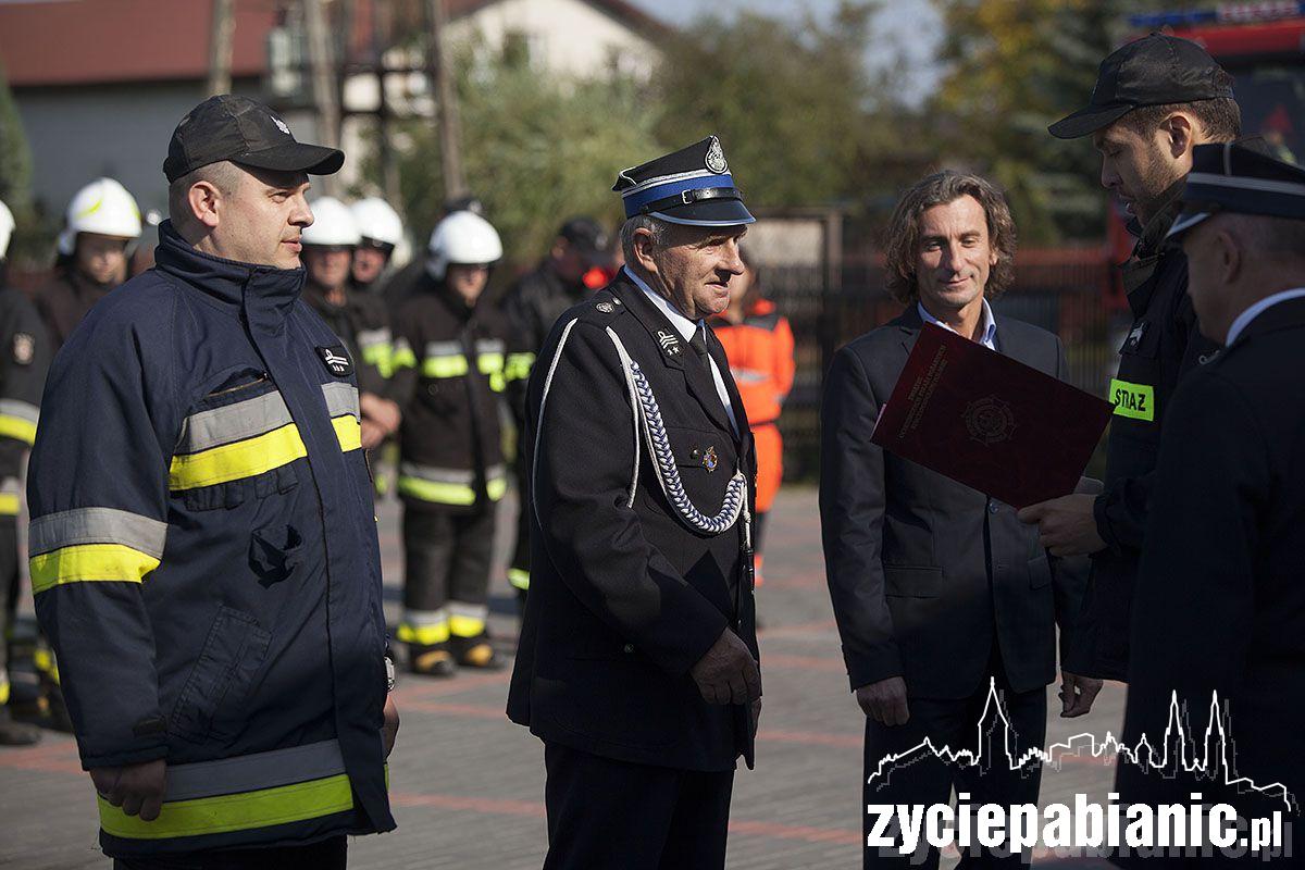 Manewry OSP w Róży i wręczenie podziękowań