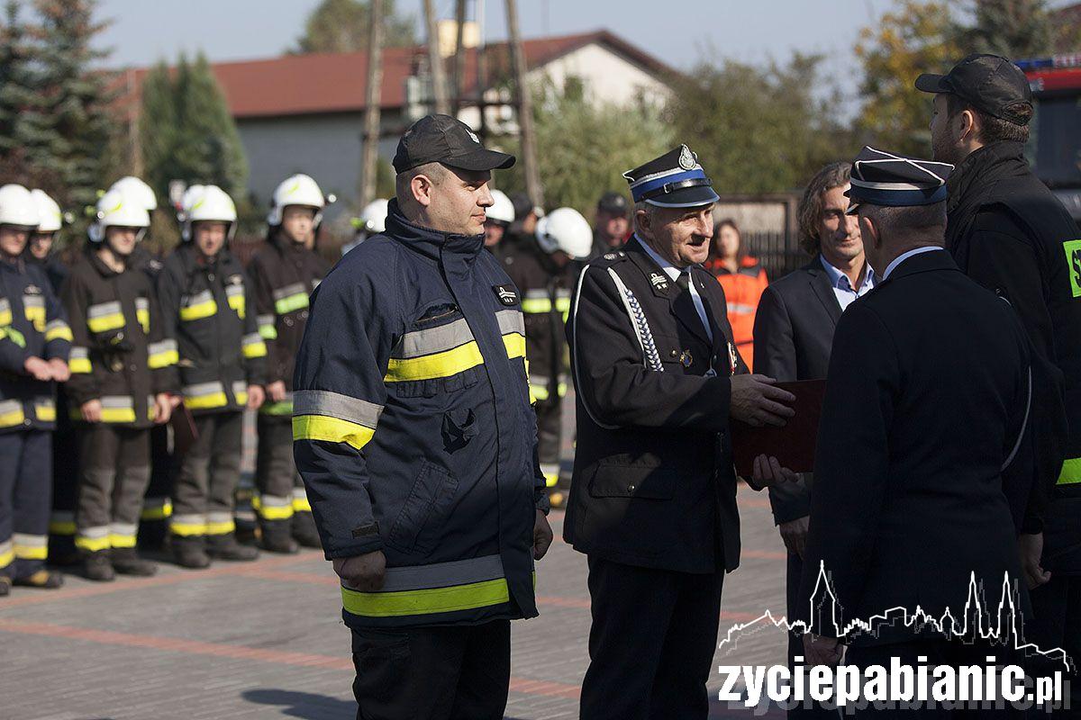 Manewry OSP w Róży i wręczenie podziękowań