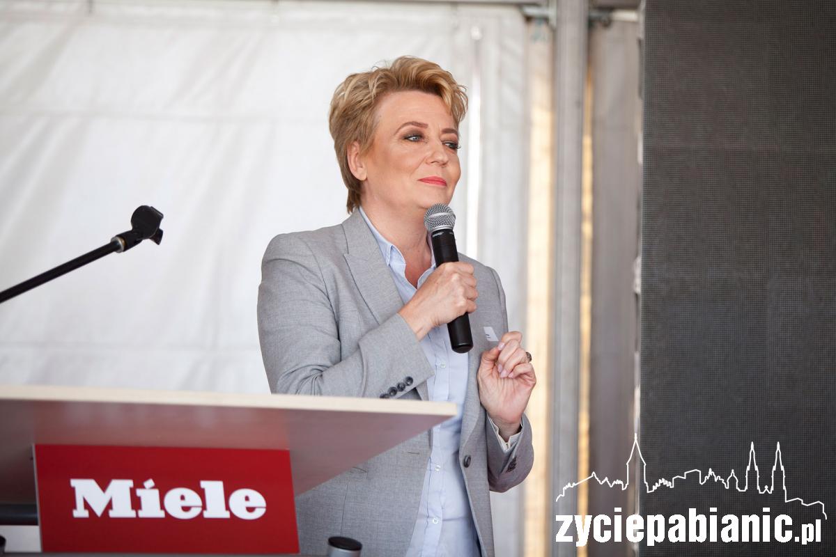 Wmurowanie kamienia węgielnego pod fabrykę Miele w Ksawerowie