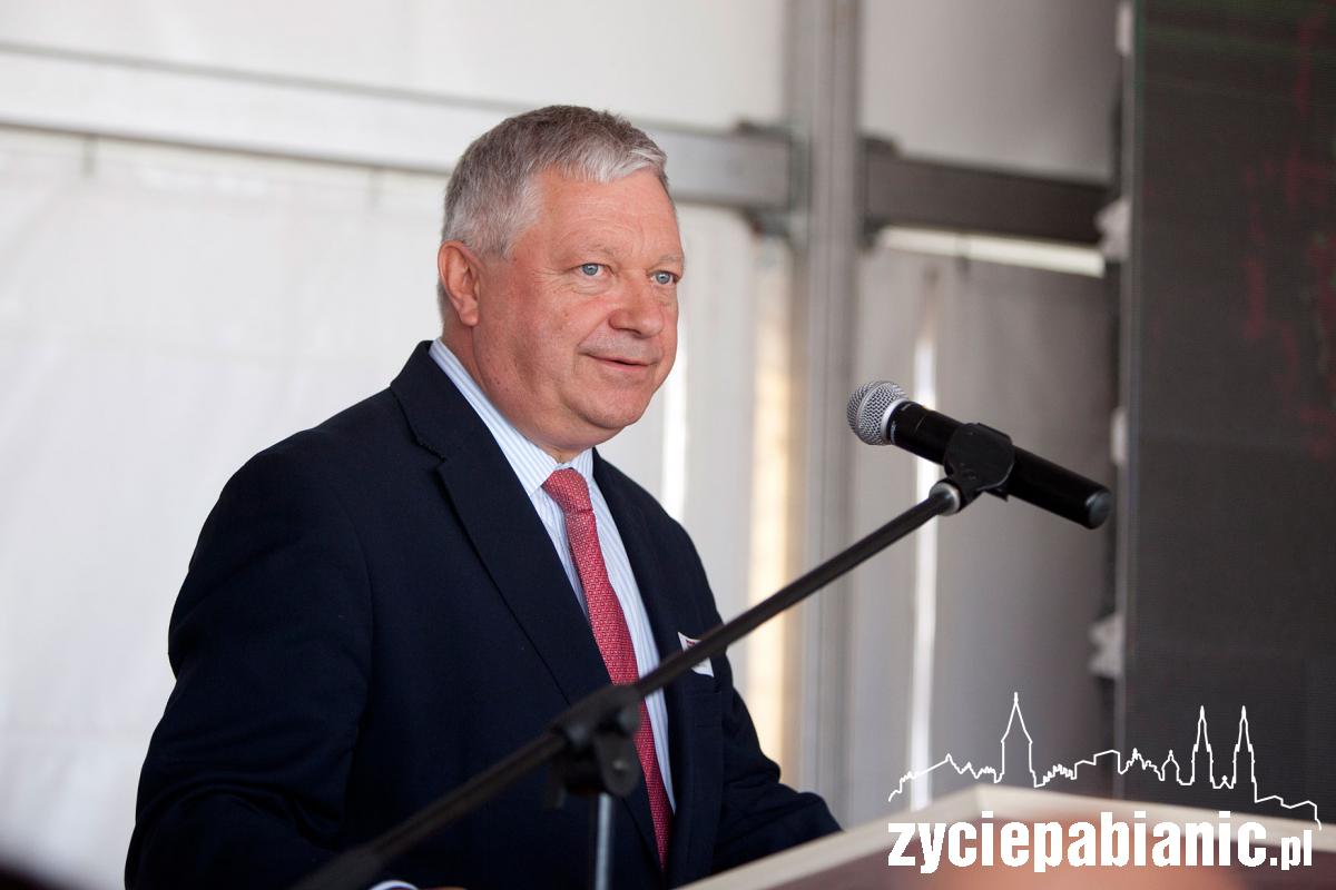 Wmurowanie kamienia węgielnego pod fabrykę Miele w Ksawerowie