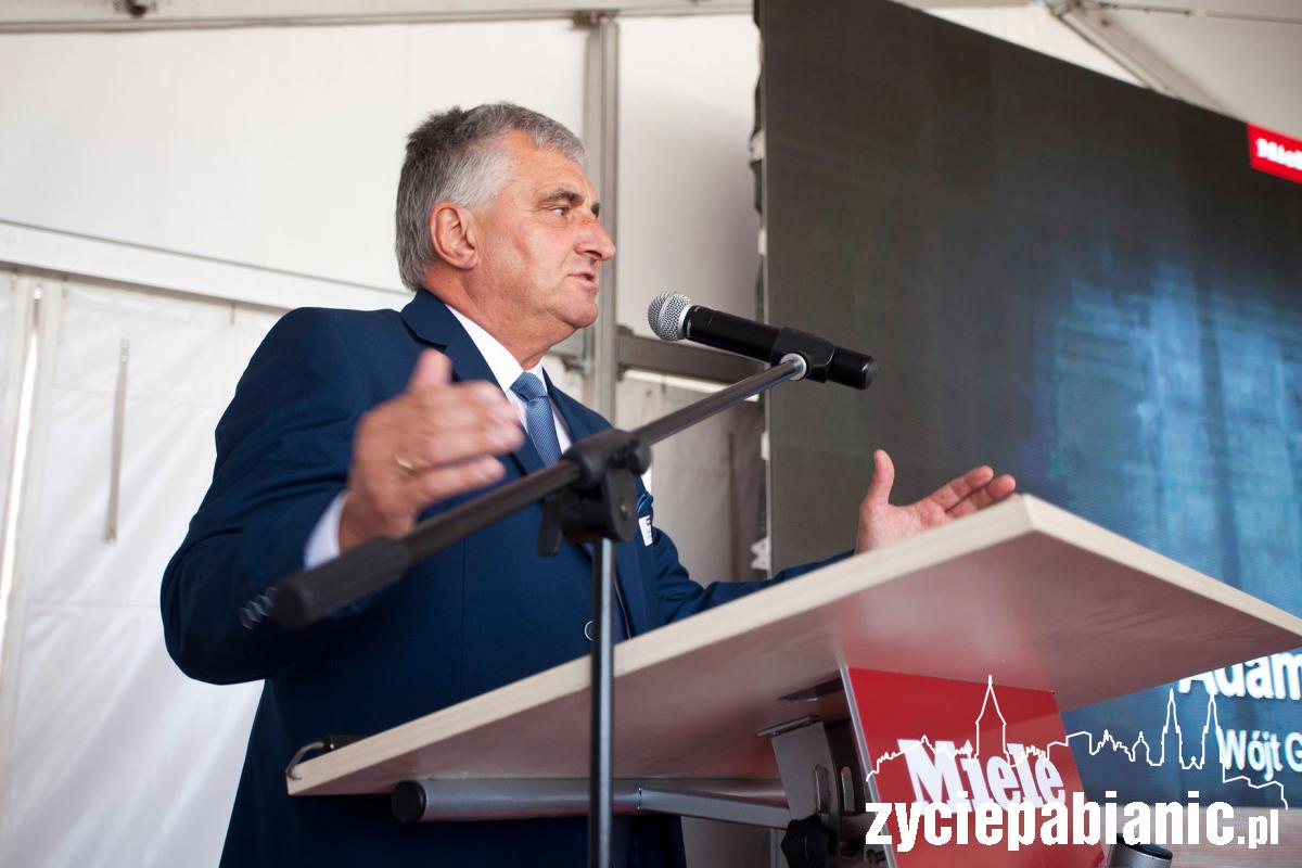 Wmurowanie kamienia węgielnego pod fabrykę Miele w Ksawerowie