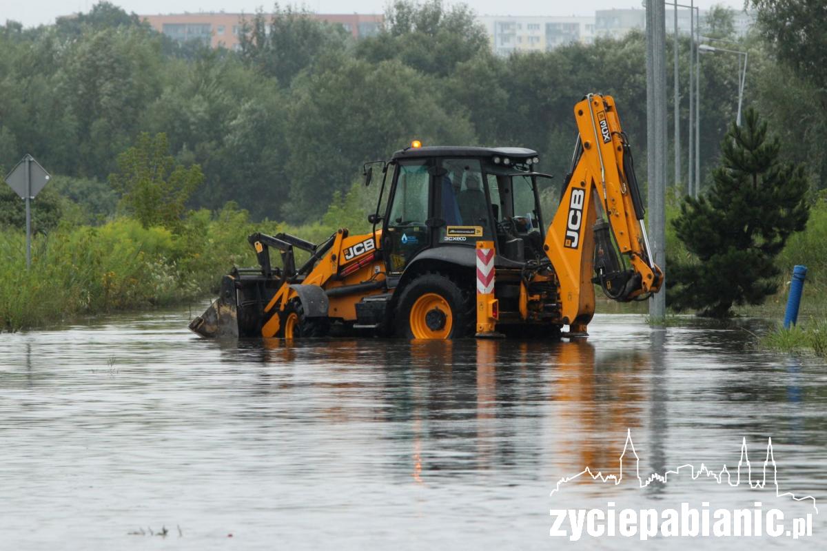 Powódź w strefie ekonomicznej w Konstantynowie