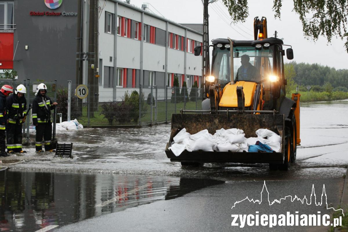 Powódź w strefie ekonomicznej w Konstantynowie