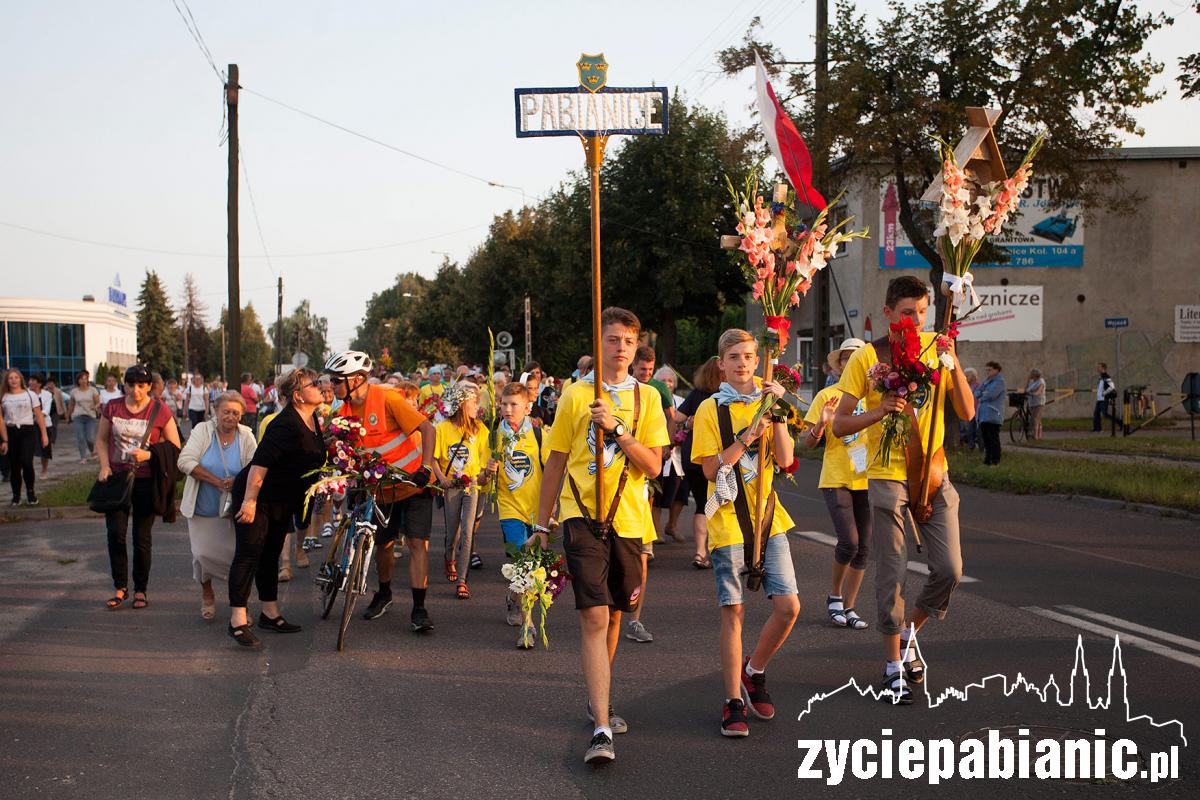 550. piesza pielgrzymka na Jasną Górę wróciła do Pabianic