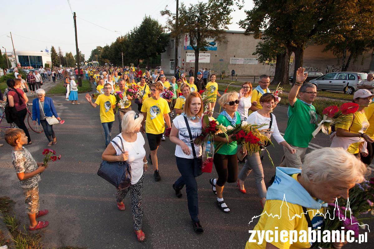 550. piesza pielgrzymka na Jasną Górę wróciła do Pabianic