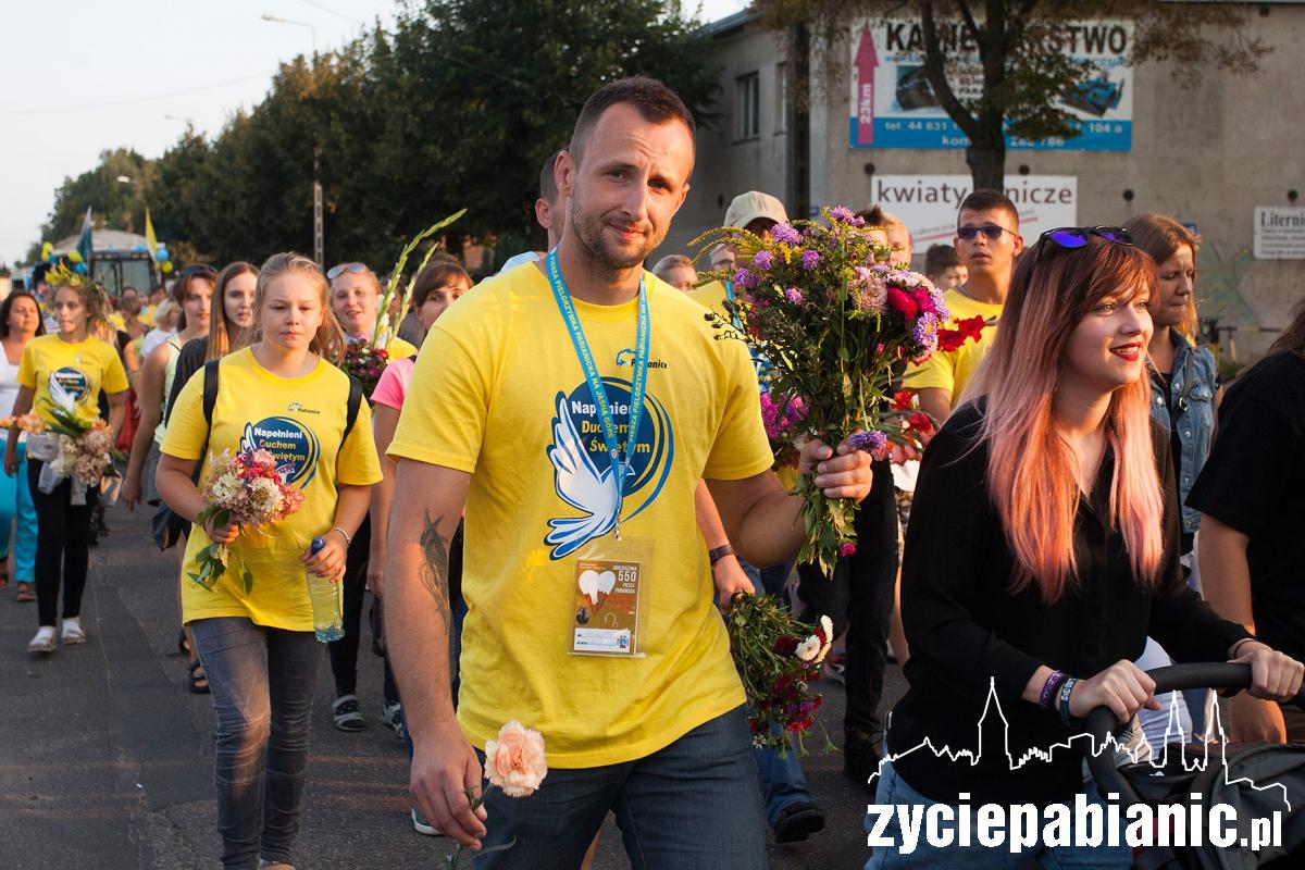 550. piesza pielgrzymka na Jasną Górę wróciła do Pabianic