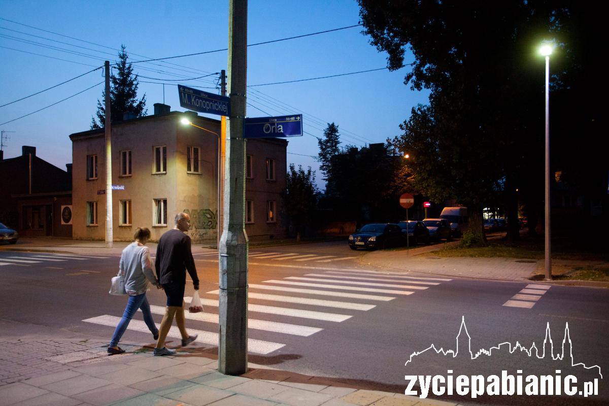 Dodatkowe oświetlenie przejścia dla pieszych
