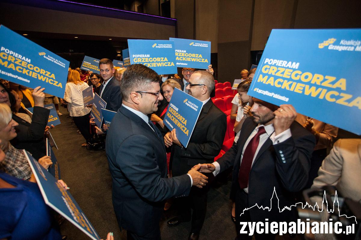 Konwencja wyborcza Koalicji dla Pabianic Grzegorza Mackiewicza