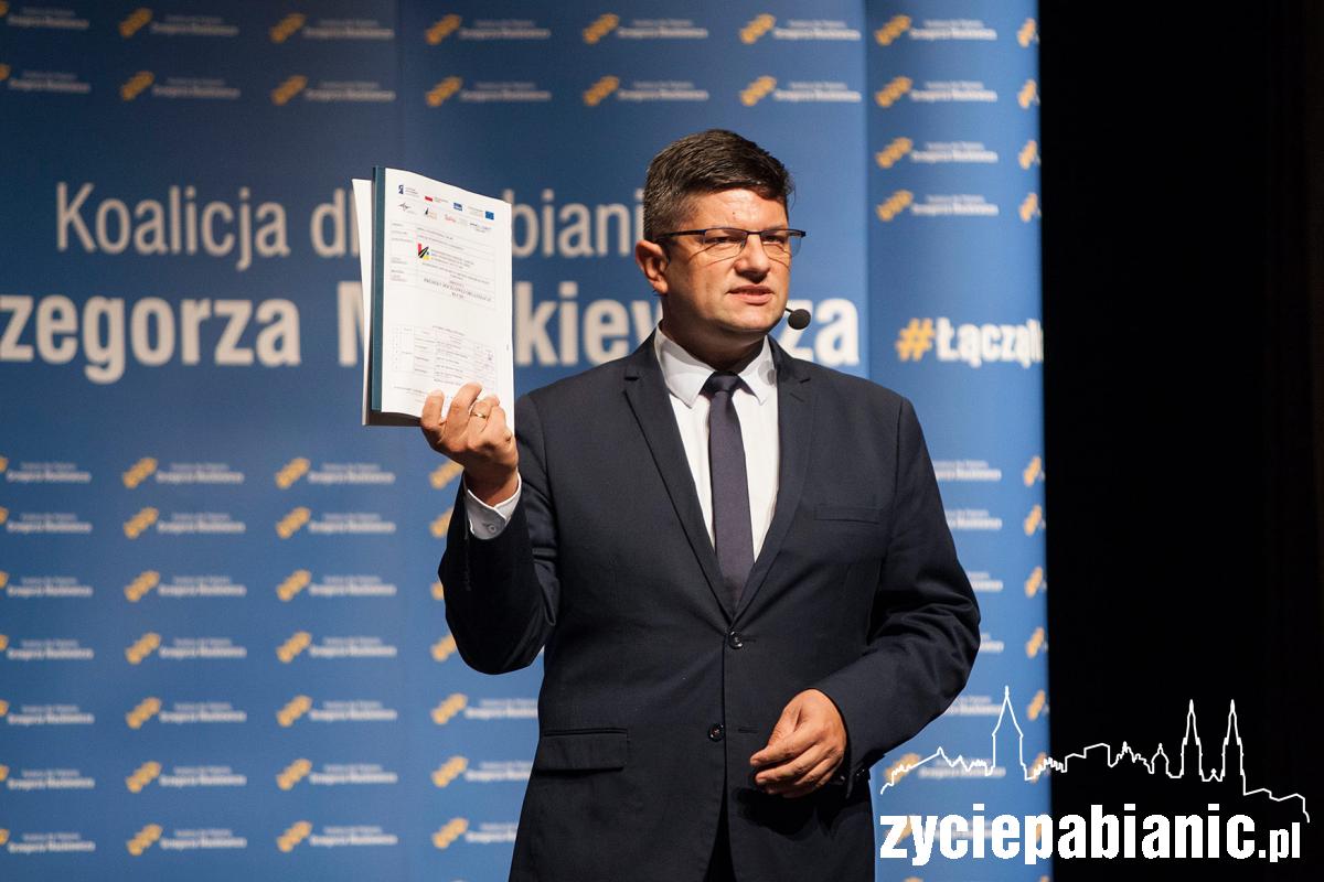Konwencja wyborcza Koalicji dla Pabianic Grzegorza Mackiewicza