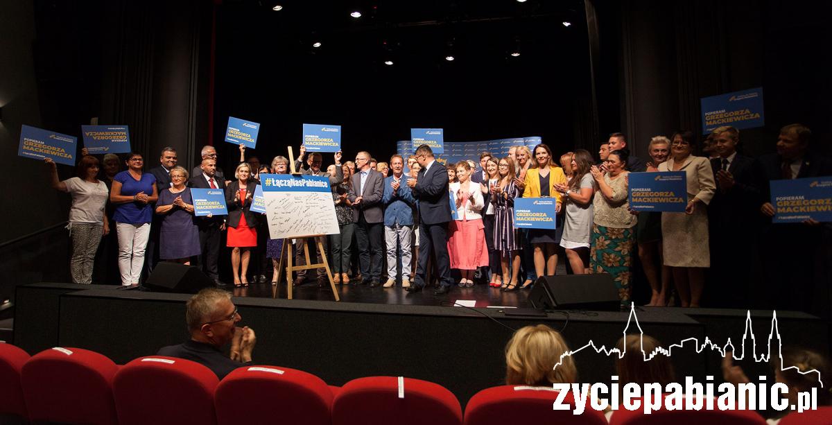 Konwencja wyborcza Koalicji dla Pabianic Grzegorza Mackiewicza