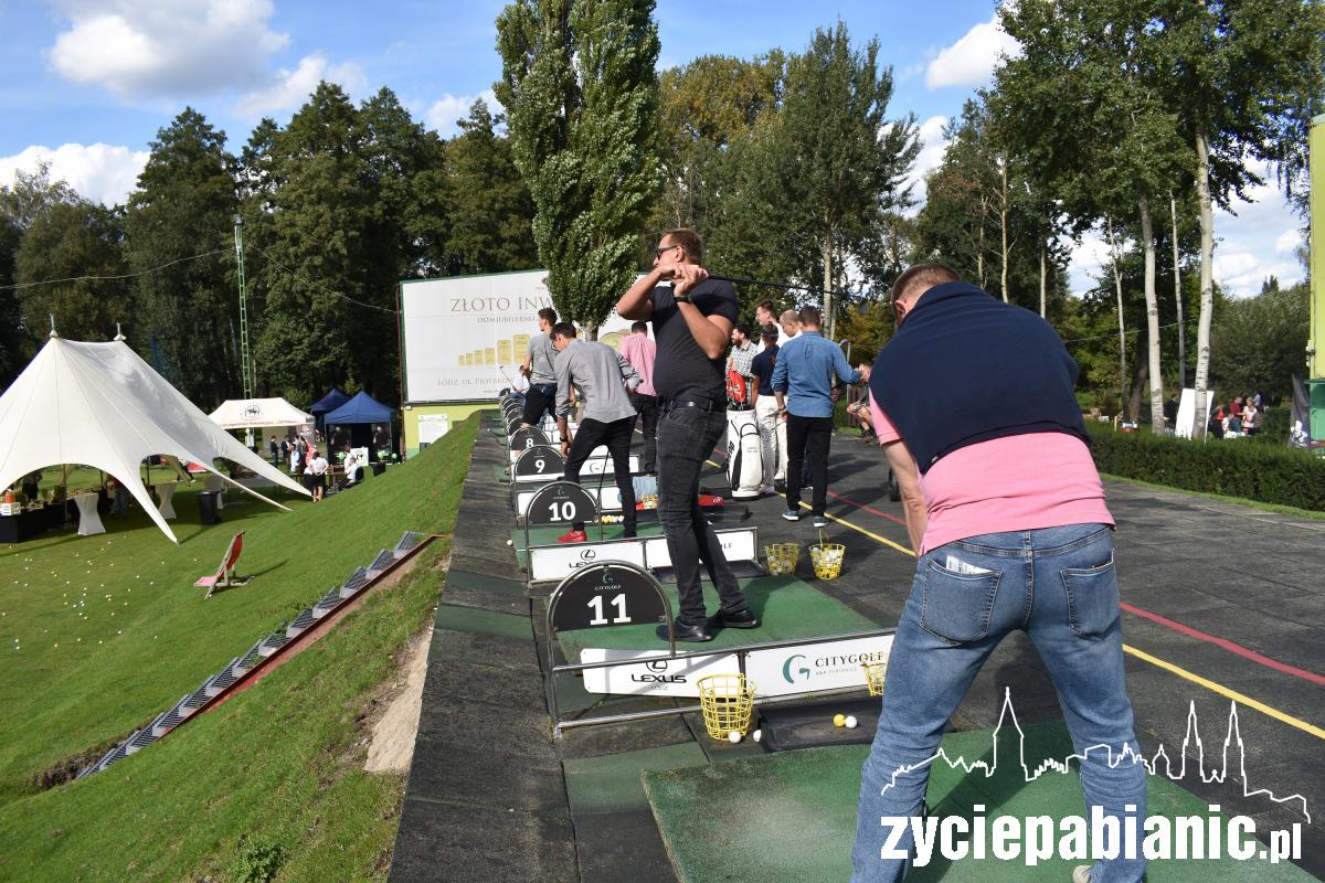 Turniej golfowy na polu w Pabianicach