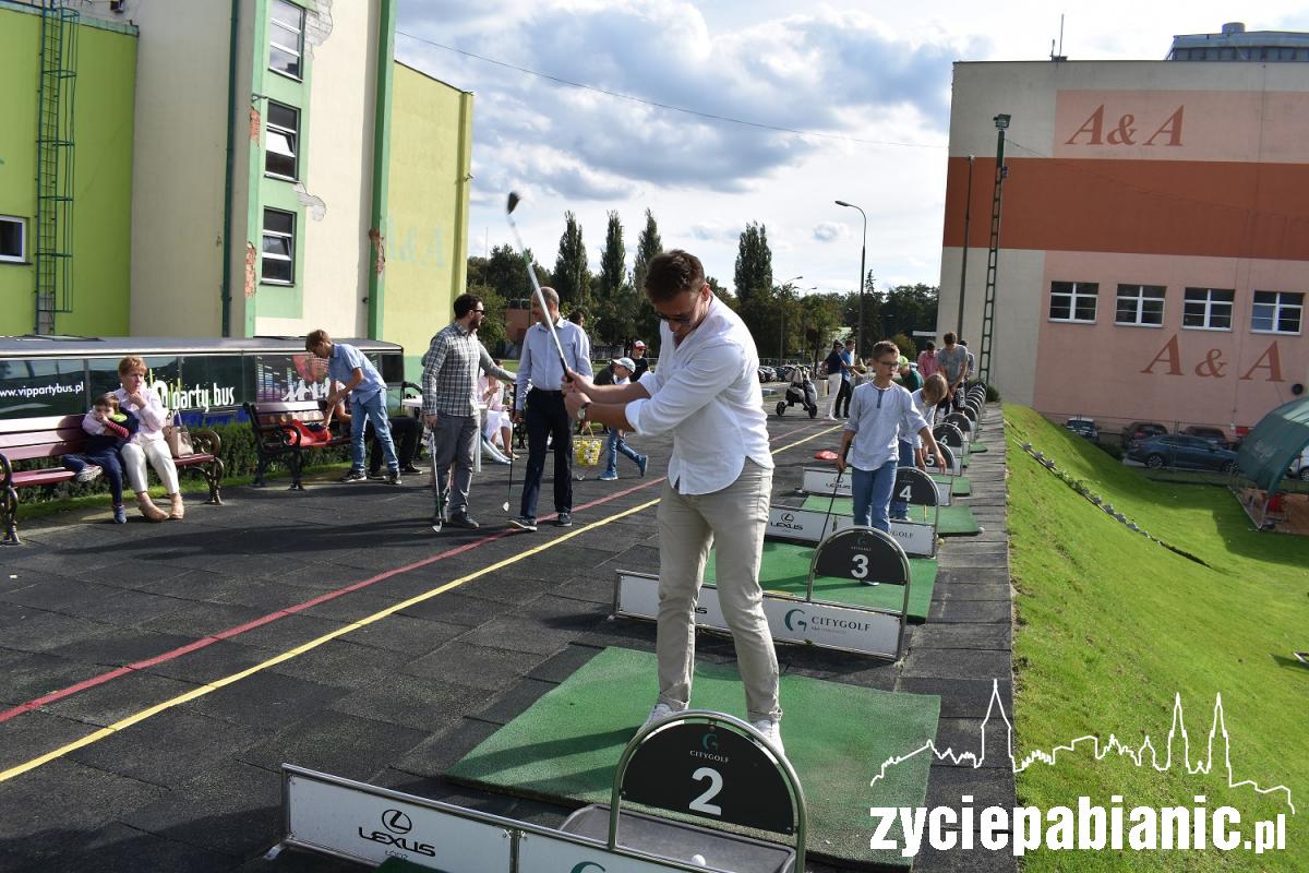 Turniej golfowy na polu w Pabianicach