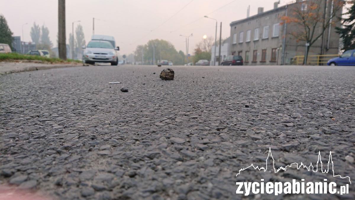 Coś się posypało... na Warszawskiej