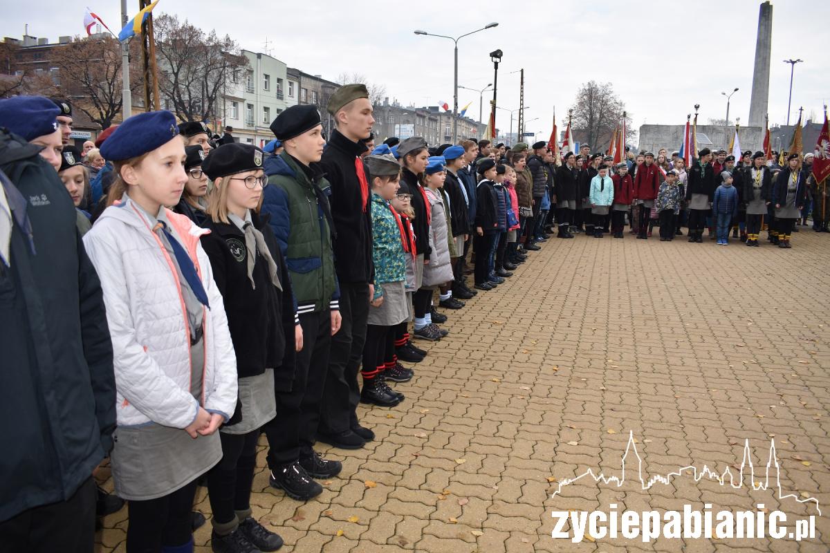 100-lecie niepodległośi pod Pomnikiem Legionisty