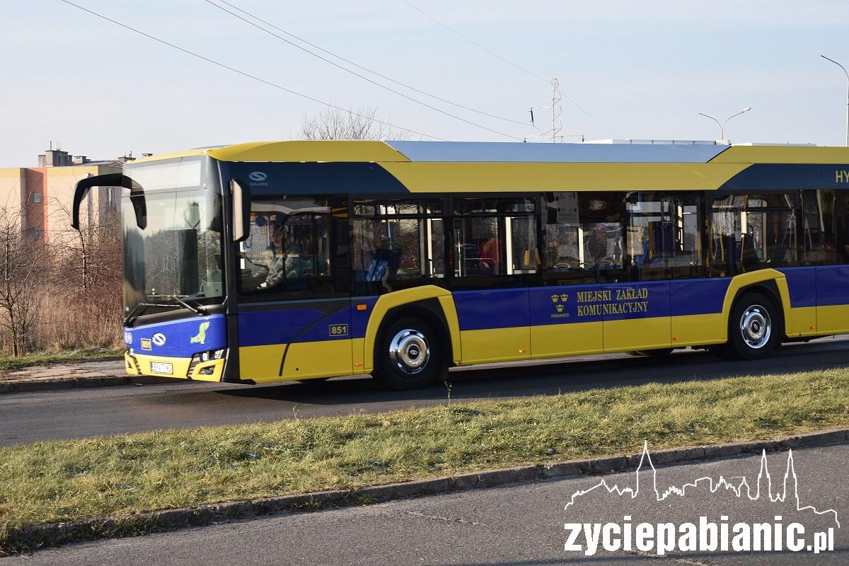 Autobusy hybrydowe jeżdżą po Pabianicach