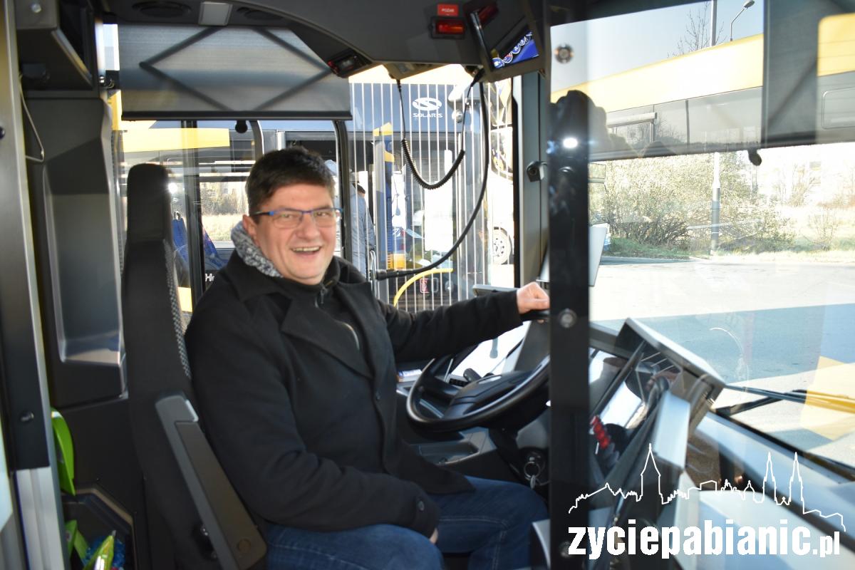 Autobusy hybrydowe jeżdżą po Pabianicach