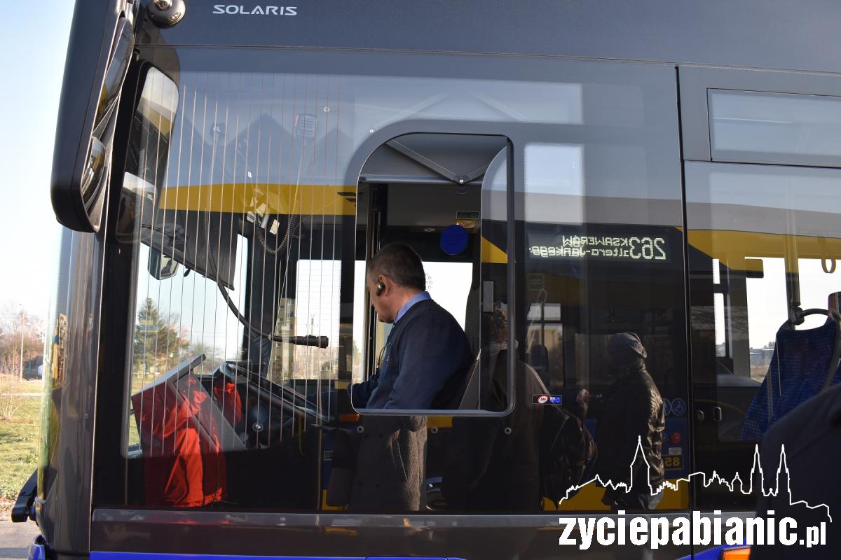 Autobusy hybrydowe jeżdżą po Pabianicach