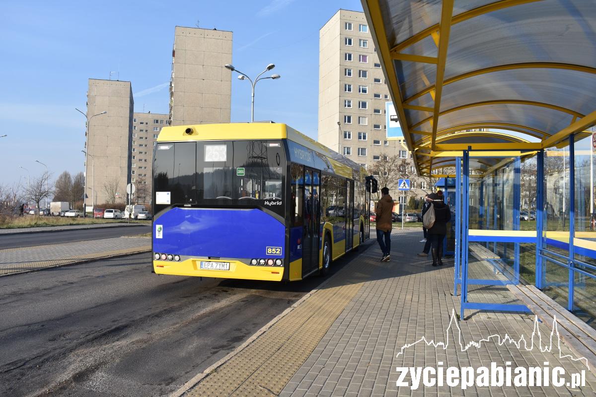 Autobusy hybrydowe jeżdżą po Pabianicach