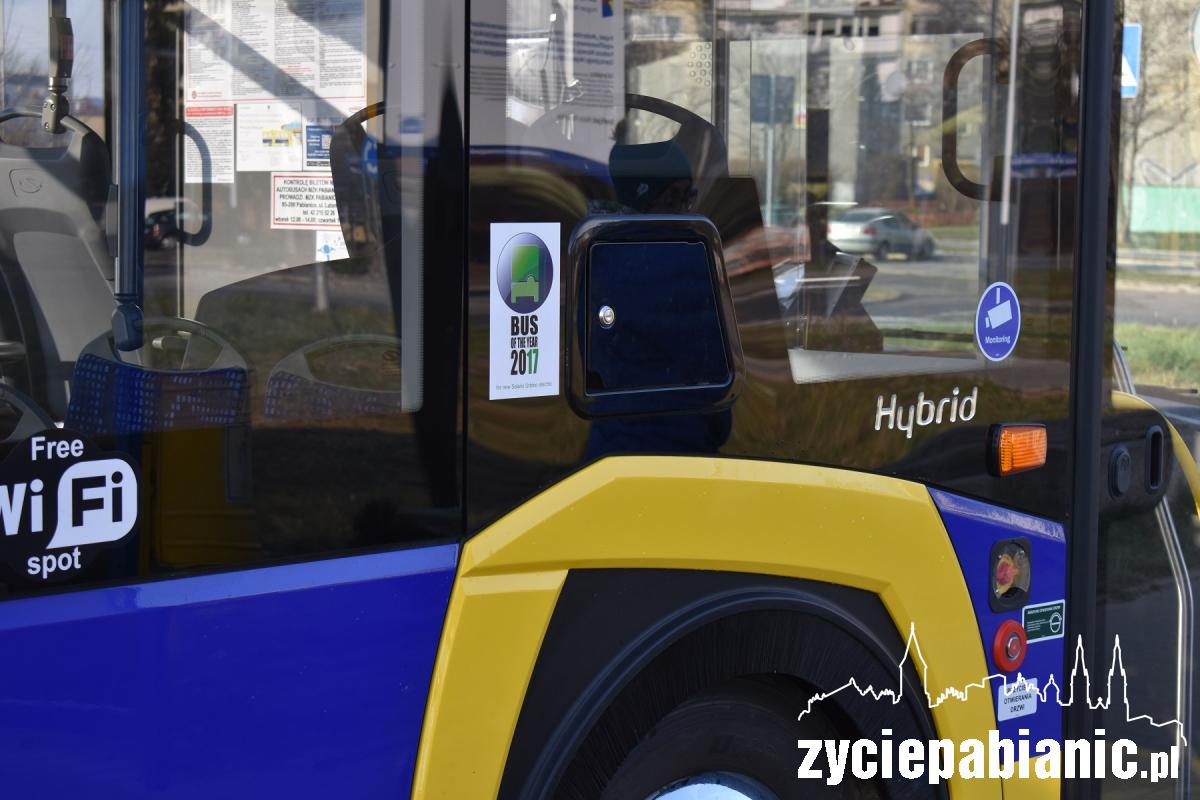 Autobusy hybrydowe jeżdżą po Pabianicach