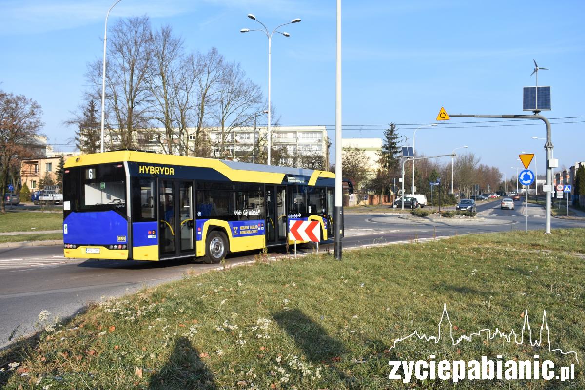 Autobusy hybrydowe jeżdżą po Pabianicach