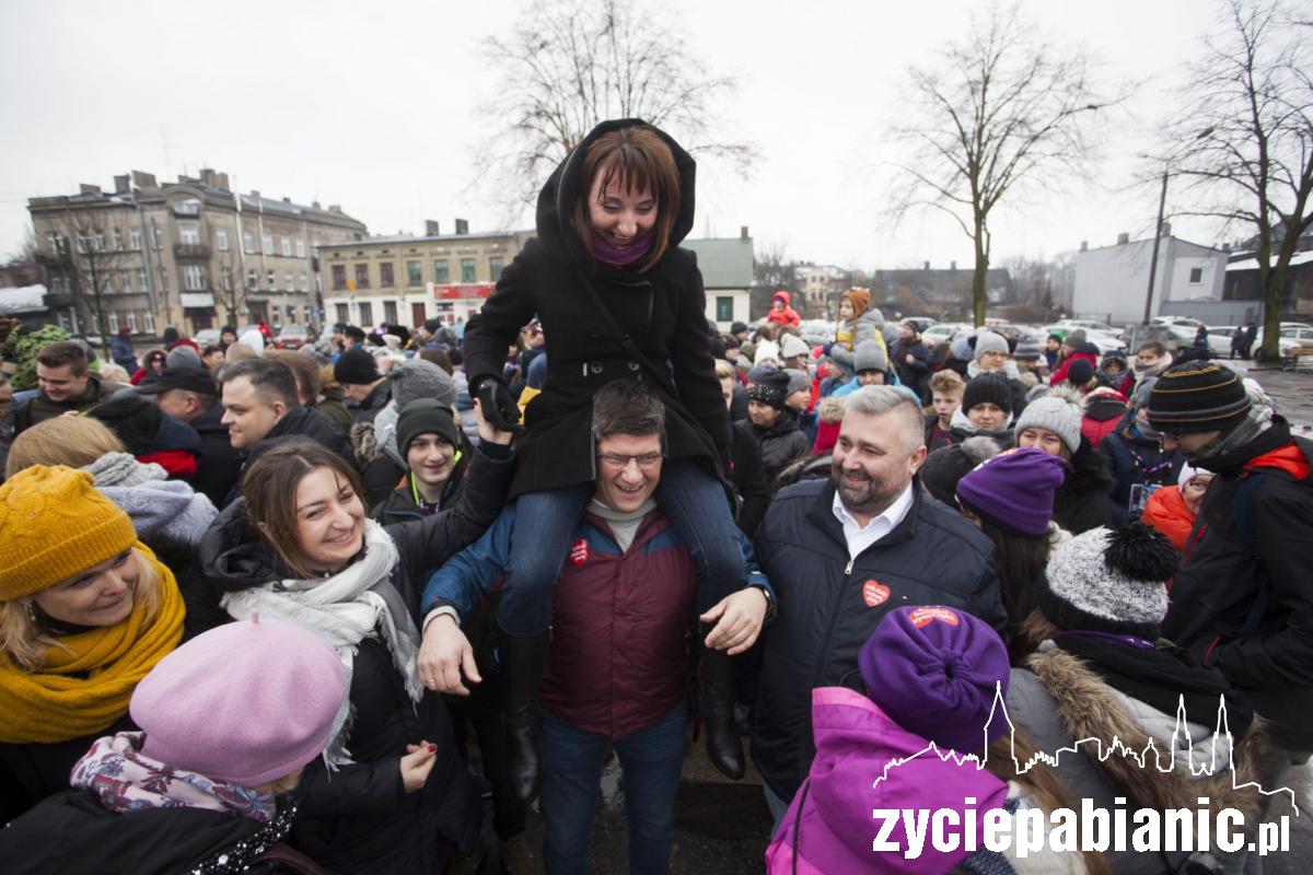 Tak wygląda 27. finał Wielkiej Orkiestry Świątecznej Pomocy w Pabianicach