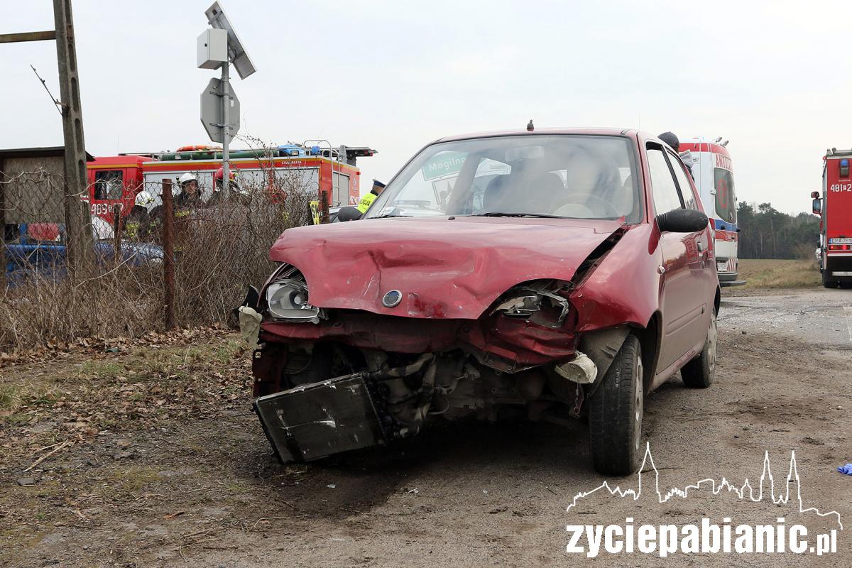 Zderzenie dwóch seicento. Jedna osoba ranna