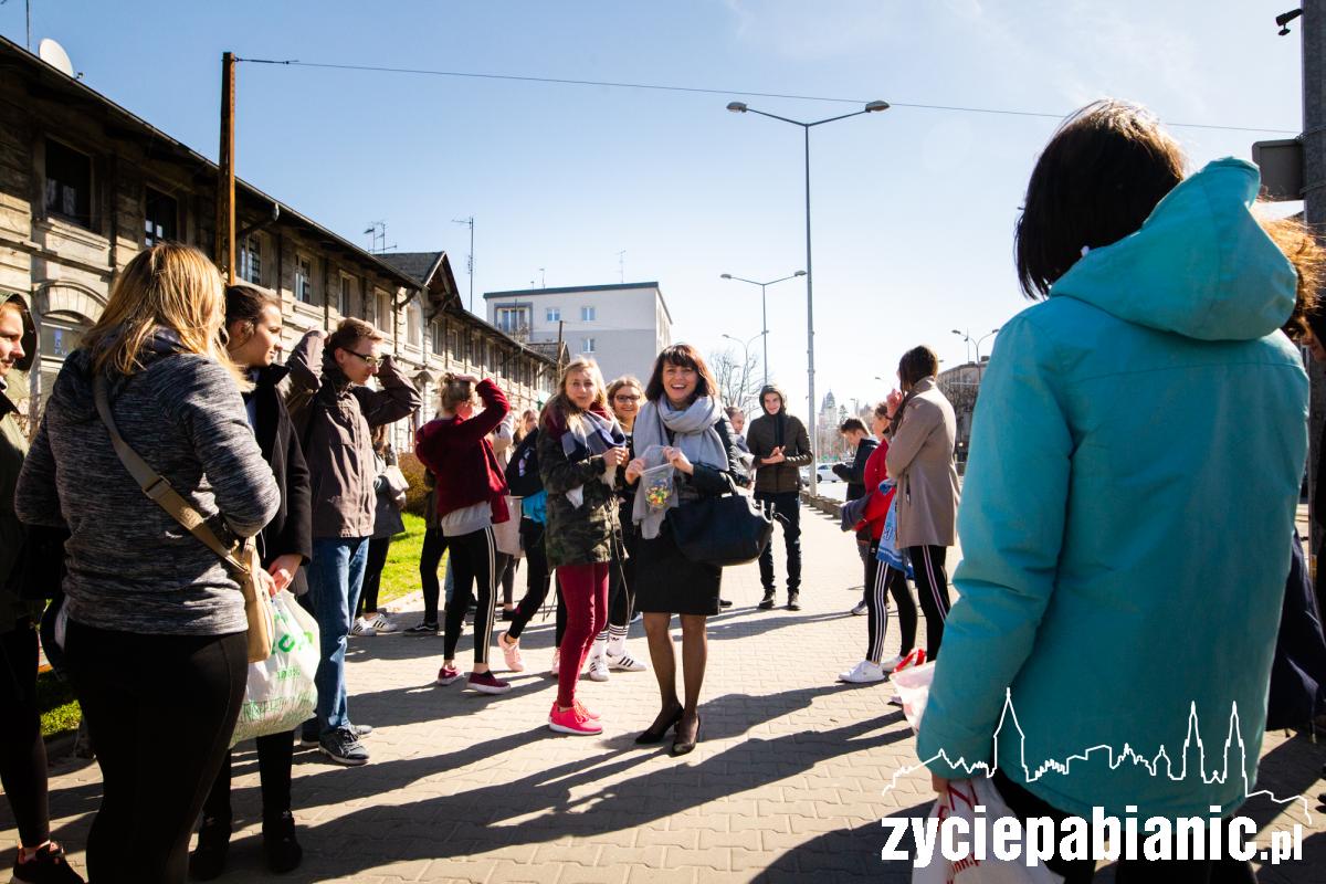 Uczniowie z ZS3 ćwiczyli w centrum miasta