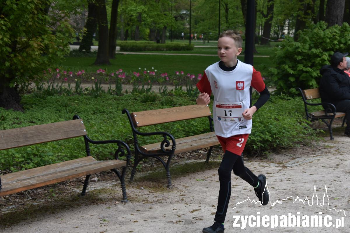 W Parku Słowackiego zorganizowano bieg ku czci Konstytucji 3 Maja