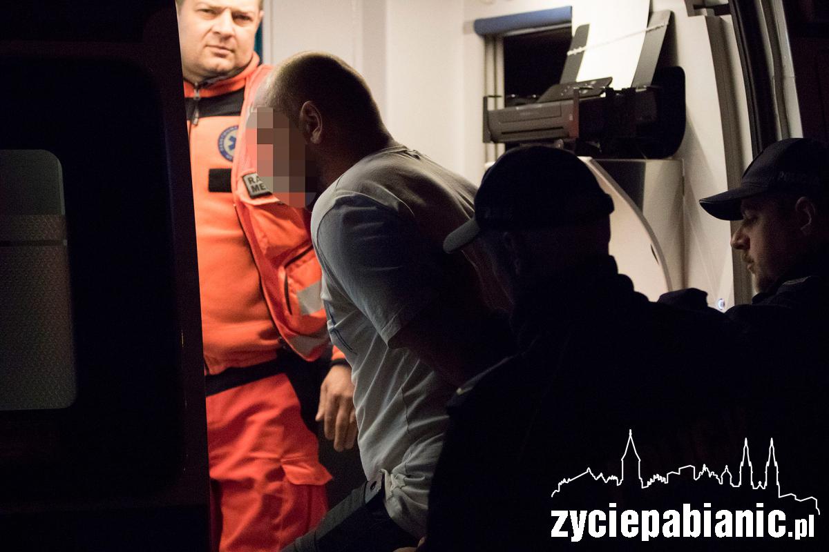 Mężczyzna chciał wyskoczyć  z 10 piętra