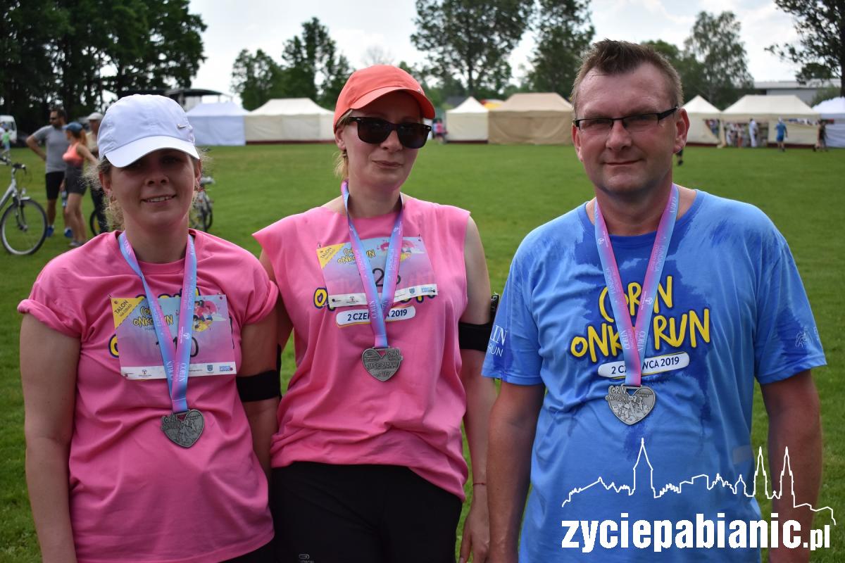 Kto wygrał bieg i marsz onko - run?