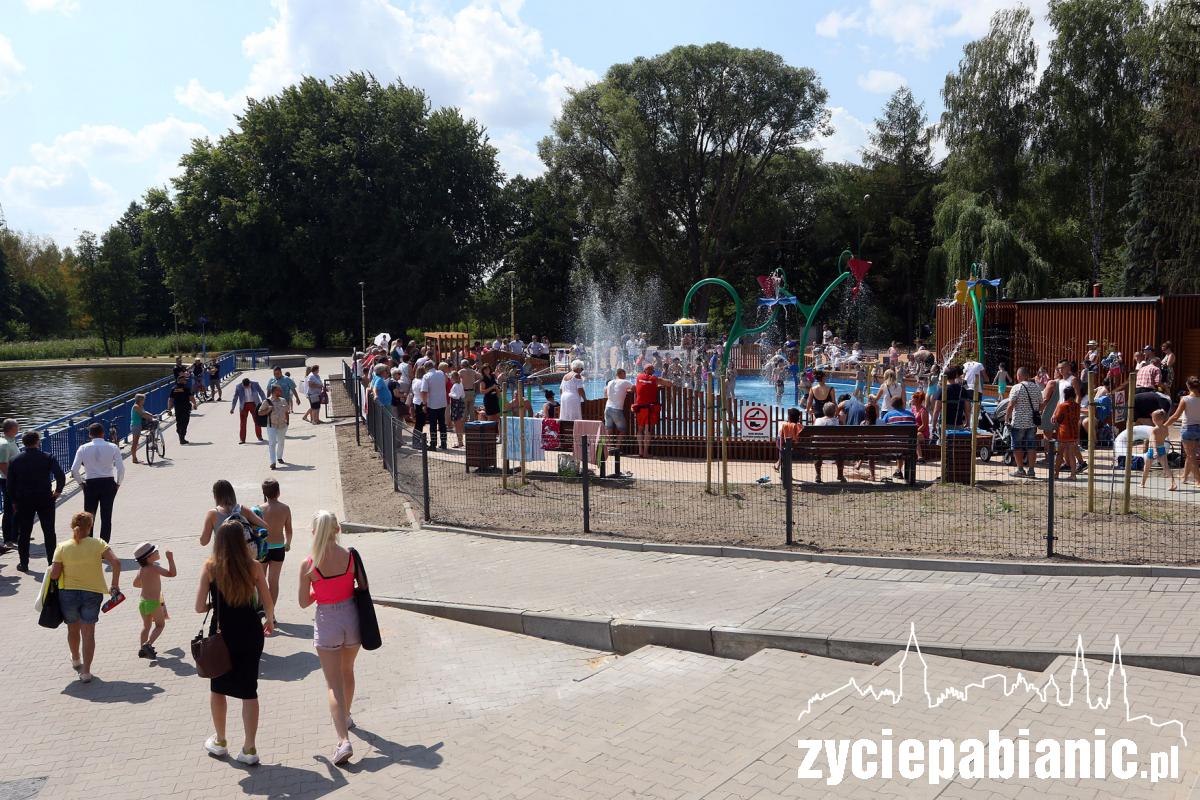 Otwarcie wodnego placu zabaw na Lewitynie