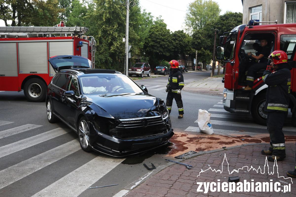 Wypadek na Moniuszki. Dziecko w szpitalu